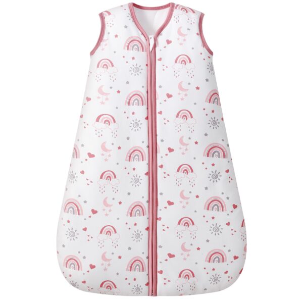 FIEMOL Baby Schlafsack 1,5-2,5 TOG – Ganzjahres-Babyschlafsack aus Baumwolle