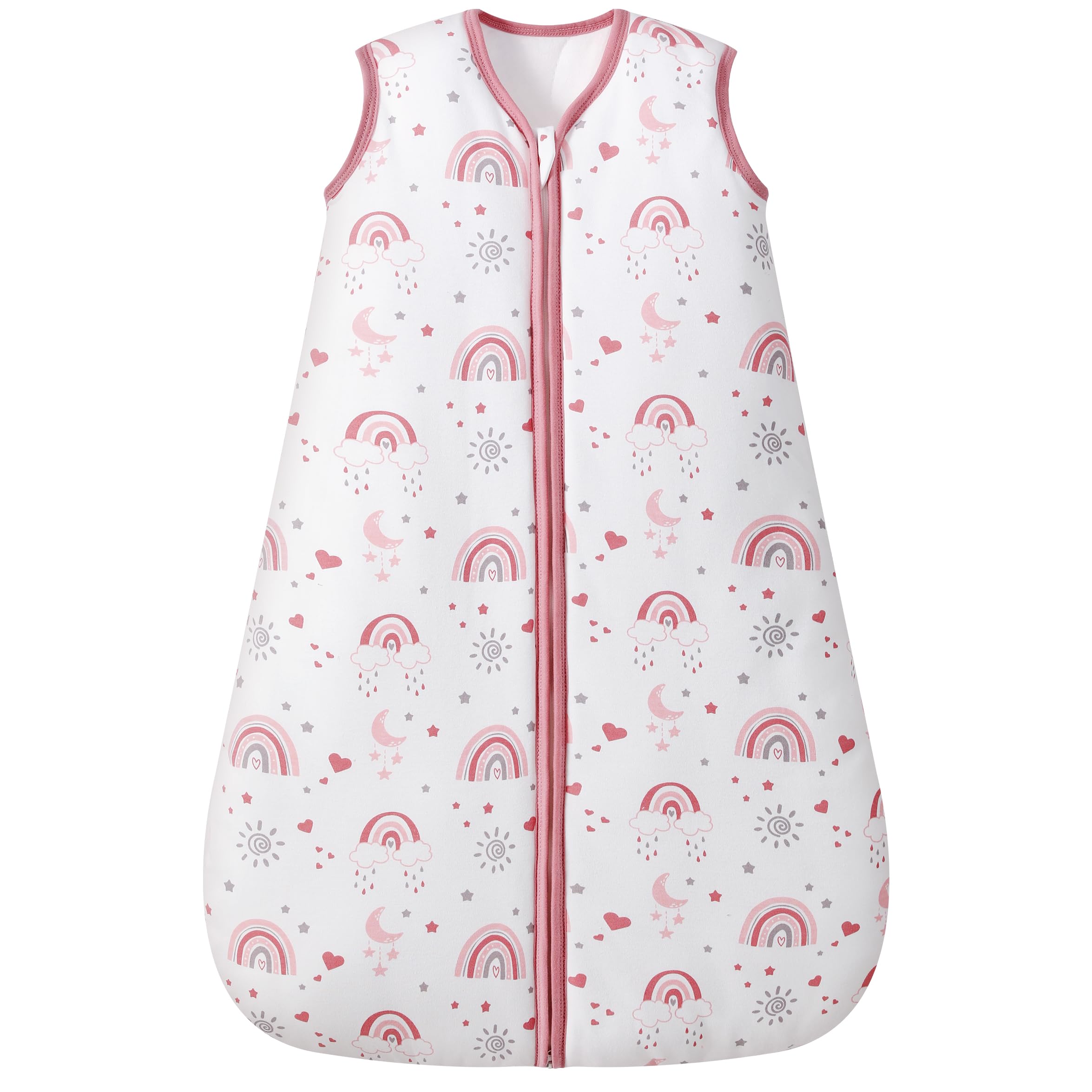 FIEMOL Baby Schlafsack 1,5-2,5 TOG – Ganzjahres-Babyschlafsack aus Baumwolle