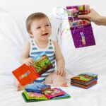 Dr.Rapeti 6er Set Stoffbücher für Babys – Waschbar & Pädagogisch für Früherziehung – Bild 7