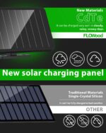 FLOWood Solar-Wandleuchte mit Bewegungsmelder, 156 LED, 270° – 2er Set für Aussen – Bild 8