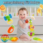 Tsokize 14er Babyspielzeug Set – Rasseln & Beissringe für 0–12 Monate – Bild 5