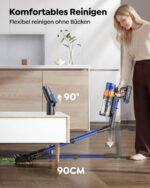 SunSare Akkustaubsauger 650W/55kPa – Kabelloses Hochleistungs-Reinigungssystem mit Biegerohr – Bild 4