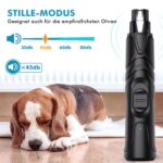 ETENTOUS Krallenschleifer für Hunde – Elektrisch mit LED-Licht & 3 Schleifaufsätzen – Bild 3