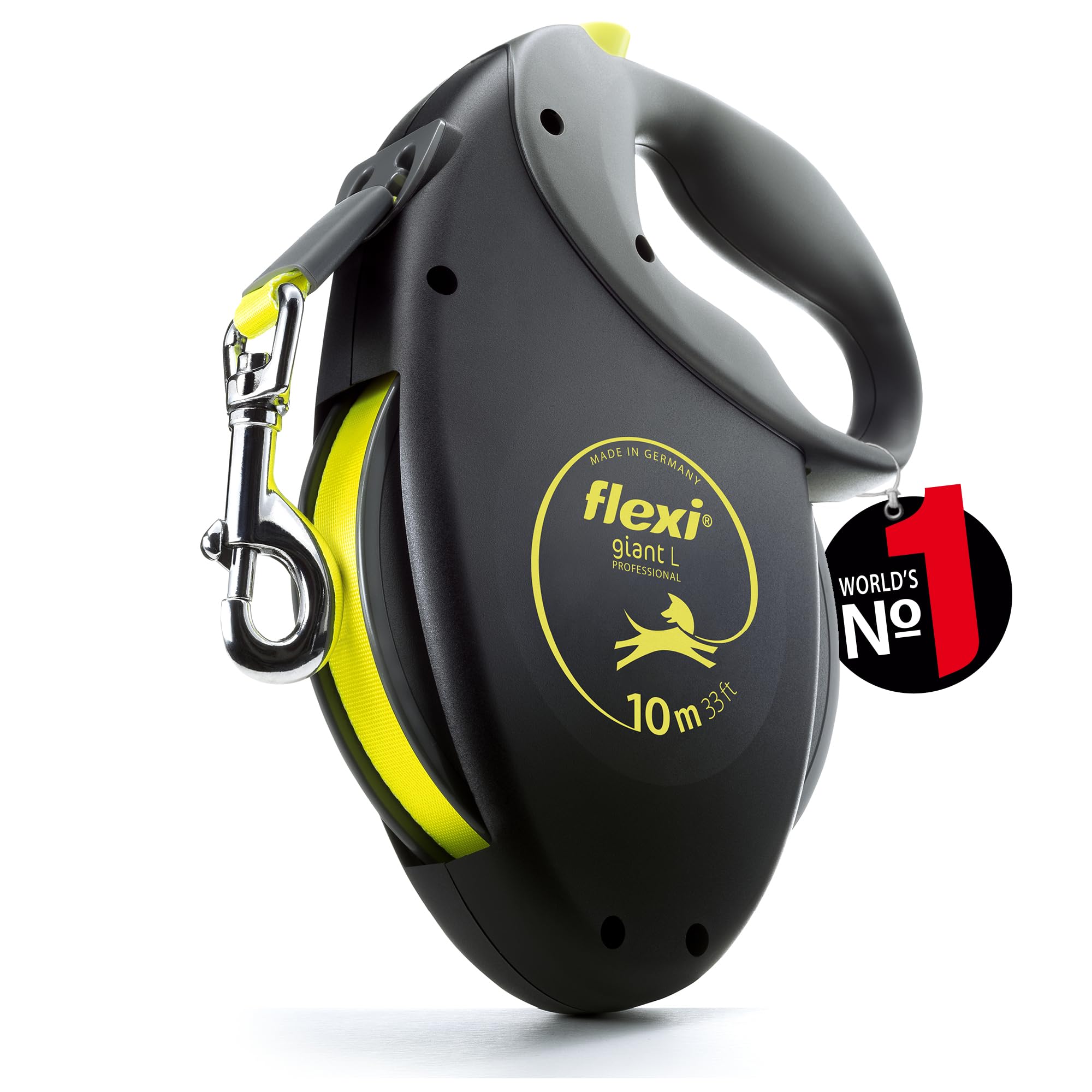 flexi Giant L Hunde Roll-Leine 10m Gurt – Robuste Führleine für grosse Hunde