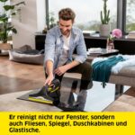 KÄRCHER Akku Fenstersauger WV 2 Black Edition – 35 Min Laufzeit mit 2 Düsen – Bild 4