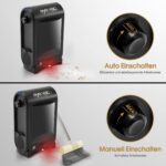 Barberpub Elektrischer Haarsauger S200BK 1400 W – Professioneller Stabstaubsauger für Salons – Bild 6