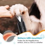 ETENTOUS Krallenschleifer für Hunde – Elektrisch mit LED-Licht & 3 Schleifaufsätzen – Bild 7