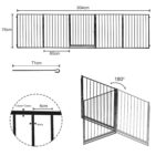 Sonnewelt Kaminschutzgitter 304 cm – Sicherheitsgitter für Kinder & Haustiere, 5-teilig – Bild 3
