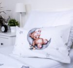 Theonoi Kinderbettwäsche 100x135 cm Teddy-Bär – Bio-Baumwolle OEKO-TEX für Babys – Bild 3