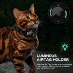 AirTag Katzenhalsband mit leuchtender Halterung – Sicherheitshalsband für Katzen & Welpen – Bild 4