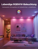 Govee Smart Einbaustrahler LED 4er Set – 900lm RGBWW Deckenleuchte mit Matter & Alexa – Bild 3