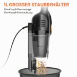 Vazone 3-in-1 Kabelstaubsauger 20 kPa – Beutellos mit Anti-Tangle für Tierhaare – Bild 7