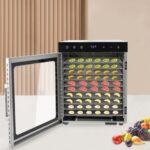 MccoMMon Dörrautomat 10-Schicht 800W Edelstahl – Professionelles Dörrgerät für Obst, Fleisch & Gemüse – Bild 8