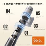 roborock H60 Hub Akku Staubsauger mit Absaugstation – 27000Pa Saugkraft für Teppiche & Tierhaare – Bild 7