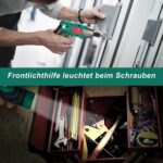 HYCHIKA Akkuschrauber 3,6V mit 6 Nm Drehmoment – Bohrschrauber Set mit 35 Zubehörteilen – Bild 8