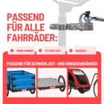 VDP Fahrradkupplung für Sattelstange – Universal Anhängerkupplung mit 25 mm Kugeldurchmesser – Bild 6