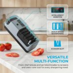 iFCOW Elektrischer Messerschärfer 5in1 mit LCD – Professionelle Schärfe für alle Messertypen – Bild 5