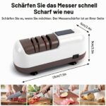 HNCY Elektrischer Messerschärfer 20W – Profi-Schärfsystem für Messer & Scheren – Bild 2