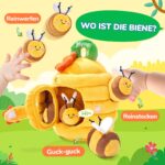 JoyCat Bienenstock Babyspielzeug ab 6 Monate – Sensorisches Montessori Lernspielzeug – Bild 2