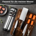 OBEISN Elektrischer Messerschärfer 3 in 1 – Professionelles Schleifgerät mit Diamantschleifsteinen – Bild 7
