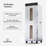 Klarstein Master Jerky 500 Vertical – Profi-Dörrautomat 3.000 W, 32 Böden für Obst & Fleisch – Bild 3