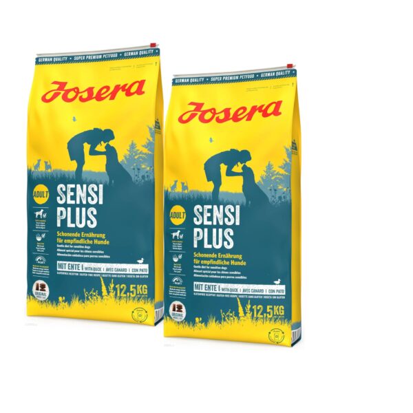 Josera SensiPlus 2 x 12,5 kg Sparpaket – Schonkost Trockenfutter für sensible Hunde