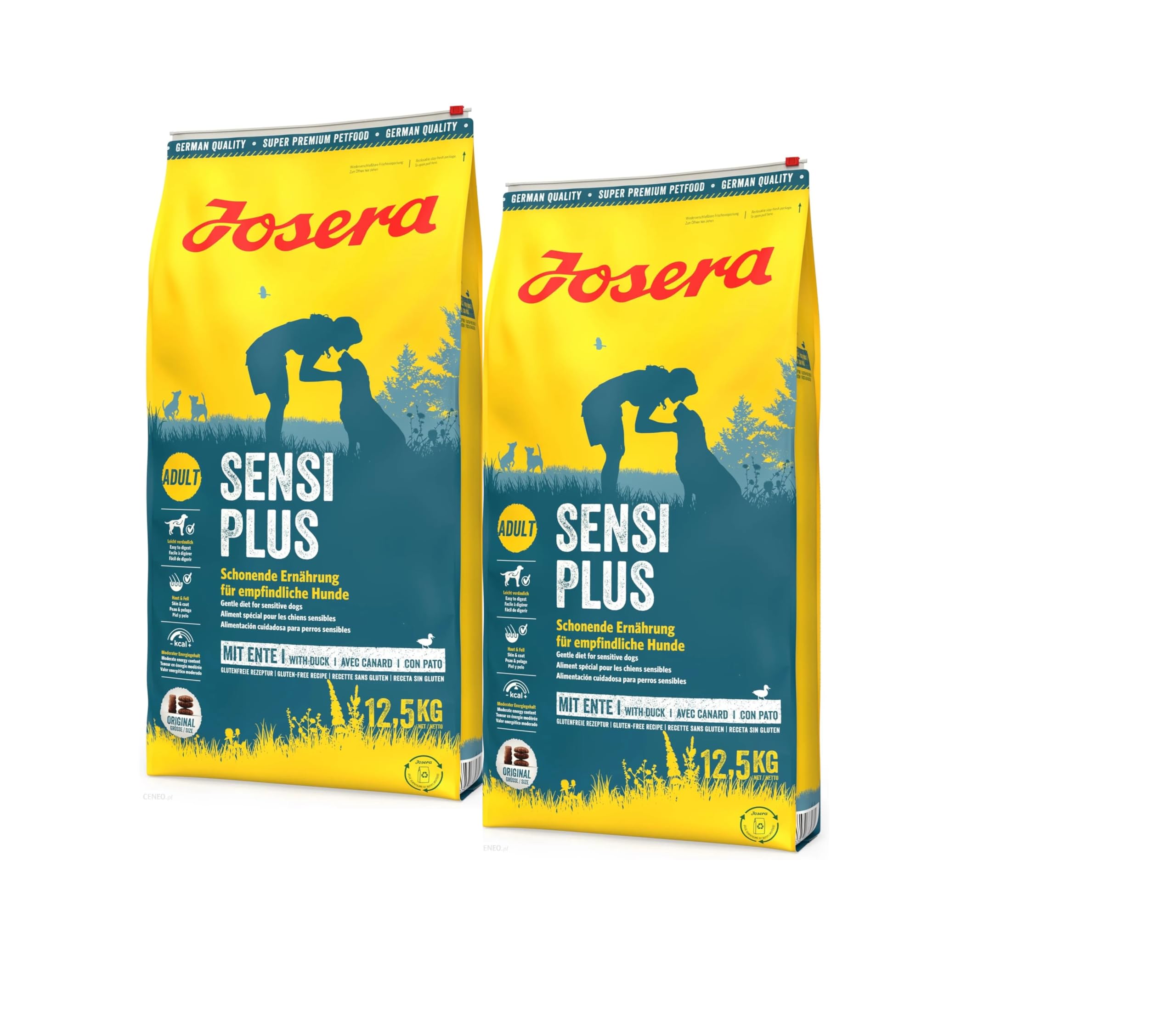 Josera SensiPlus 2 x 12,5 kg Sparpaket – Schonkost Trockenfutter für sensible Hunde