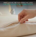ALAVYA HOME® Kinderbettwäsche 100x135 Musselin – ÖkoTex zertifiziert für Allergiker – Bild 8