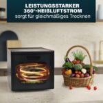 Princess Food Dehydrator 550W mit 6 Edelstahl-Einschüben – Touchscreen & 48h Timer – Bild 3