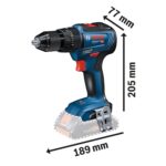 Bosch Professional GSR 18V-55 Akku-Bohrschrauber – 55 Nm, bürstenlos, 2x 4.0Ah – Bild 3