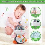 Wanonoo Musik-Krabbelspielzeug Hase – Interaktives Babyspielzeug ab 6 Monaten – Bild 4