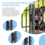 arvioo Welpenauslauf 65 x 80 cm – Formbar mit Tür & Verriegelung für sichere Welpenaufzucht – Bild 5