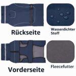 Axcimond Wintermantel Hund wasserdicht mit Fleece & Fellkragen – Reflektierend für alle Grössen – Bild 2