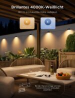 Govee RGBWIC Wandleuchte Aussen 6er-Set – Smarte Gartenbeleuchtung mit Musiksync für Alexa & Matter – Bild 3