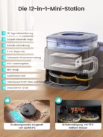 Lefant M3 Ultra Saugroboter mit Wischfunktion – 23000Pa Saugkraft & 75°C Heisswaschstation – Bild 2