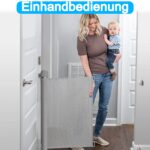 NAIZY Türschutzgitter Rollo 0–150 cm – Sicheres Treppenschutzgitter für Baby & Hund – Bild 4