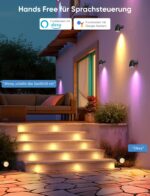 APPECK Gartenstrahler 8er Set WiFi Smart RGBW LED – Intelligente Außenbeleuchtung IP65 – Bild 5