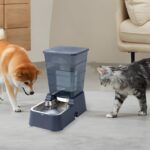 5L Automatischer Hundewasserspender mit Edelstahlschüssel – Gravitationsprinzip für Hunde & Katzen – Bild 6