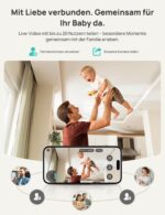 Dr.Care VistaView RB 2K WLAN Babyphone – 5″ Monitor mit intelligenter Personenverfolgung & HD Nachtsicht – Bild 11