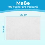 PrimePets Feuchttücher 3×100 Stück – Milde Reinigungstücher für Hunde & Katzen – Bild 2