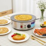 45cm Crêpes Maker 3000W mit Gusseisen-Platte – Profi-Crêpiere für Gözleme & Pancakes – Bild 5
