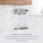 Ubbi Vertical Baby Bottle Drying Rack – Platzsparendes Abtropfgestell für 13 Flaschen – Bild 7