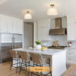 CALOKES Runde Leinen Deckenlampe mit 3 × E27 – Dimmbare Semi-Flush Deckenleuchte – Bild 7