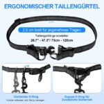 Philorn Joggingleine Hunde – Freihändiger Laufgurt mit Bungee & Dual-Griffen bis 50kg – Bild 4
