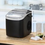 HOMCOM Eiswürfelmaschine 12 kg/24h – Selbstreinigender Ice Maker mit LCD-Display für Küche & Camping – Bild 3
