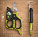 Kaninchenwiese Krallenschere mit LED-Licht – Edelstahl Nagelschere für Kaninchen & Meerschweinchen – Bild 6