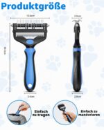 XIHUAN 3-in-1 Unterfellbürste für Hunde & Katzen – Professionelle Fellpflege für Langhaar – Bild 7