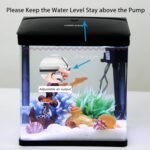 Nobleza 7L Nano Aquarium Komplettset mit LED-Beleuchtung & Filtersystem – Einsteigeraquarium – Bild 4