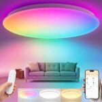 Yeelight Smart Deckenlampe 50cm – 4500 lm LED mit RGB-Backlight, Sprachsteuerung & App