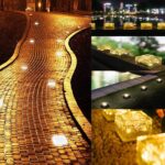 MEDOYOH 4er-Set Solar Pflastersteine Warmweiss – LED Wegbeleuchtung mit Lichtsensor für Garten – Bild 7